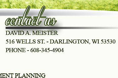 Contact Us - David A. Meister